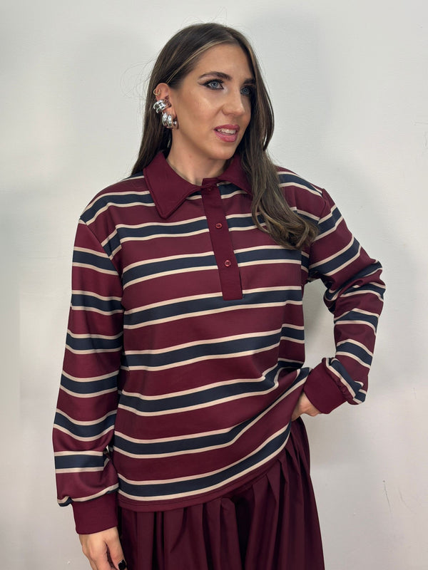 Felpa Righe Chic  60601