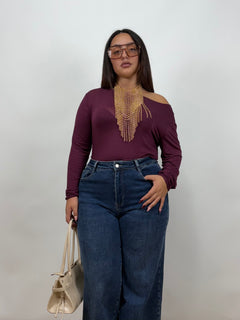 Maglia Semitrasparente  Curvy 28185