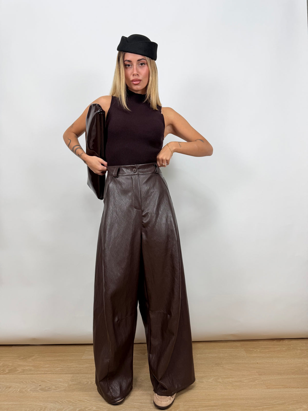 Pantalone Ecopelle