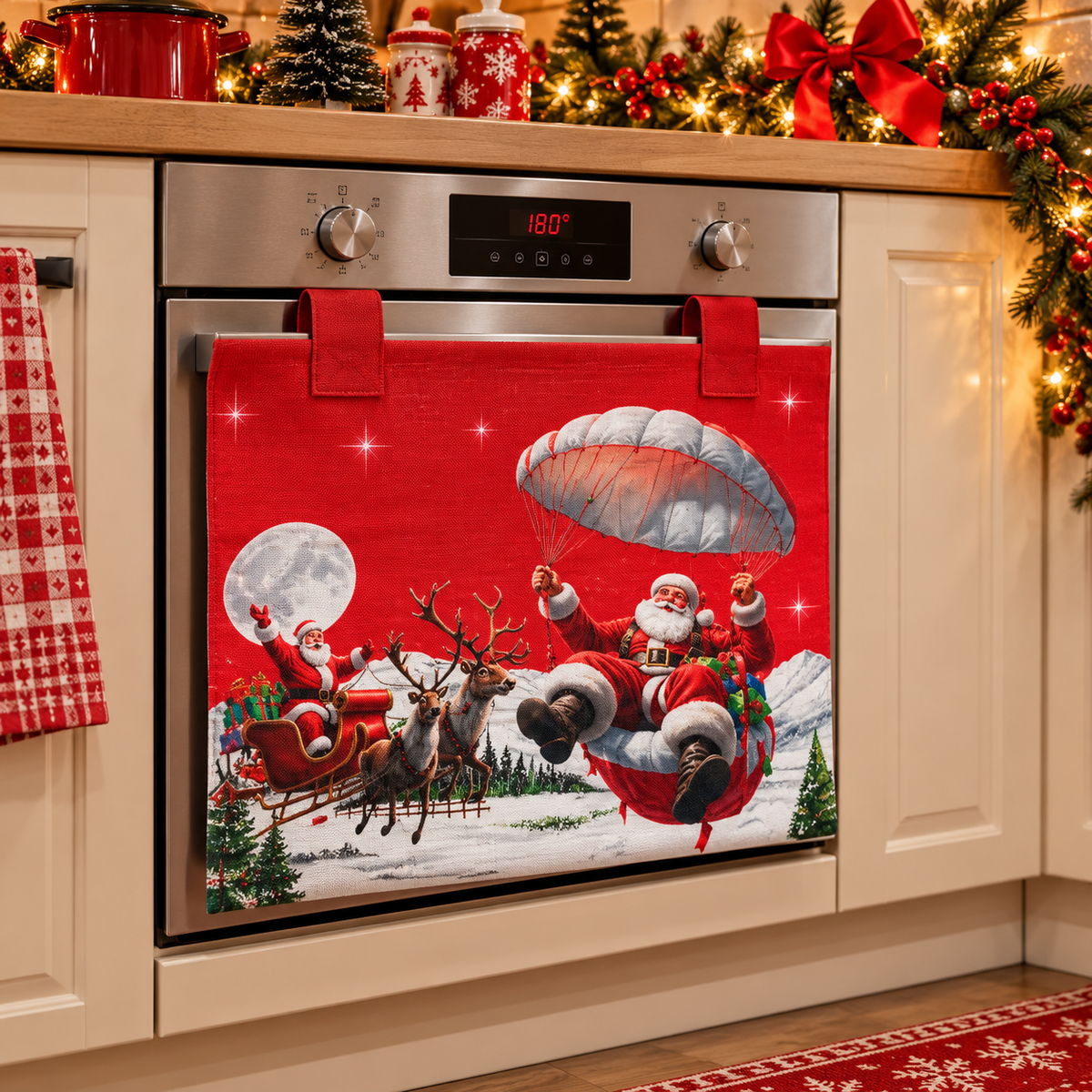 CopriForno Babbo Natale