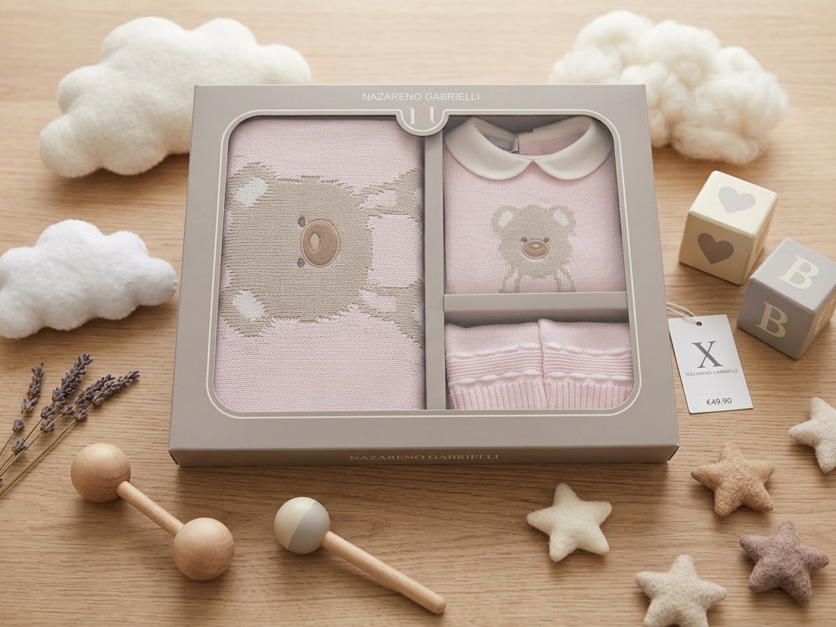 Set 3 Pz Neonato Teddy