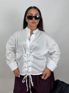 Camicia Stringhe Curvy 2155