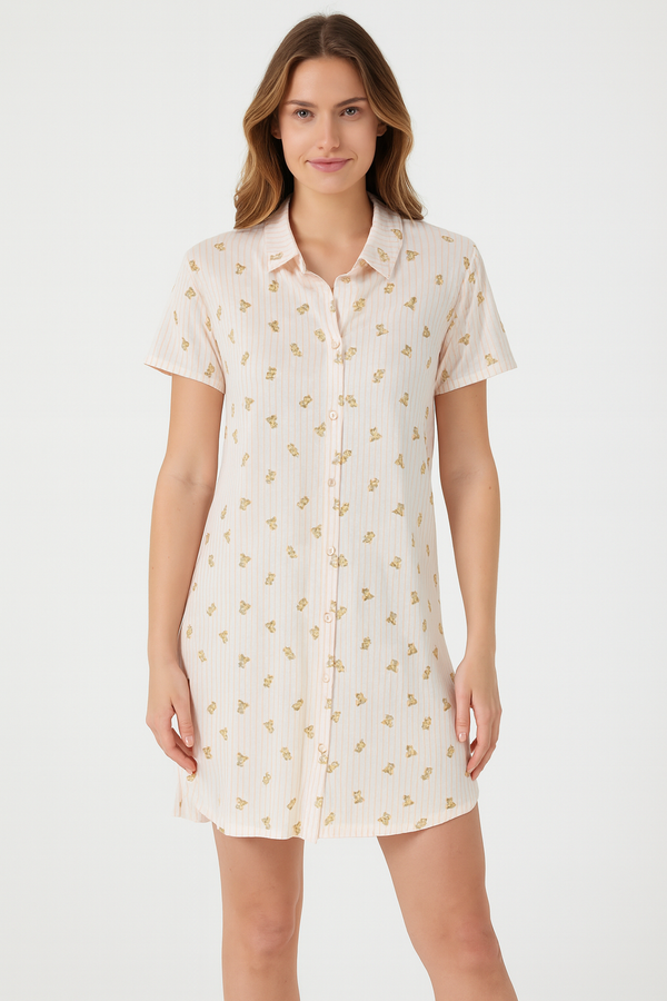 Camicia Da Notte Righe 8129