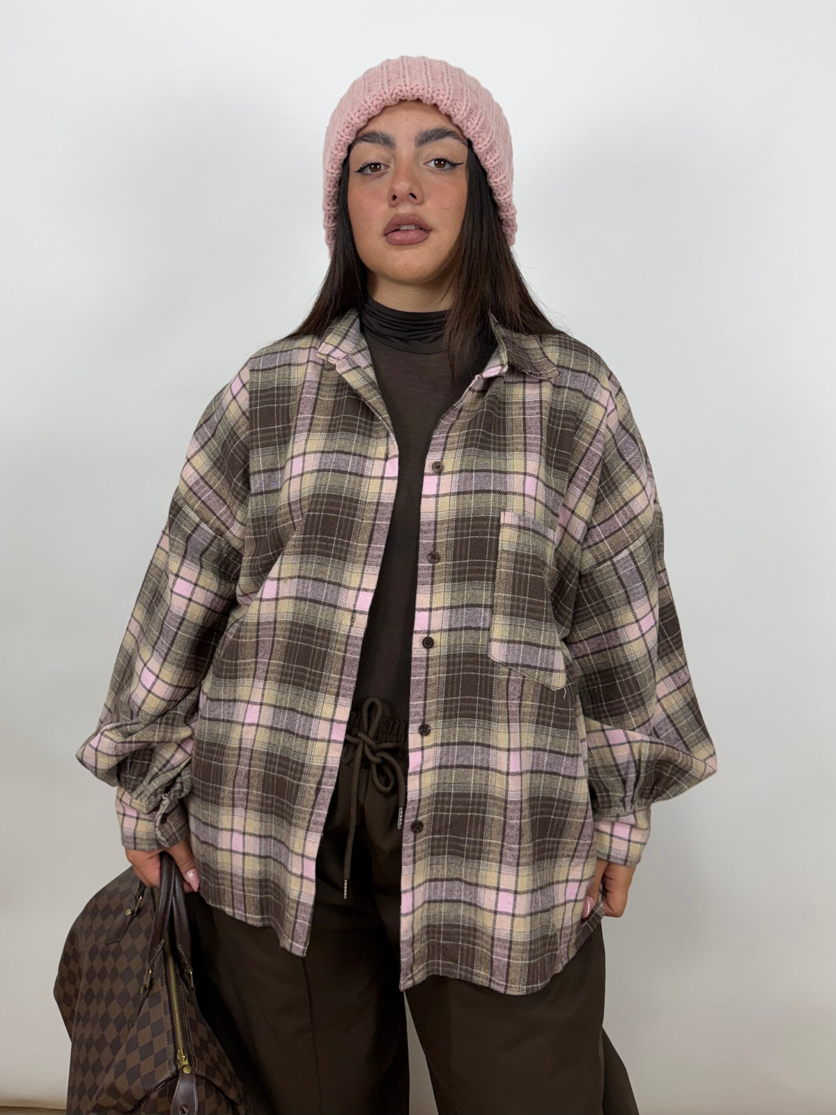 Camicia Quadri Curvy 25766