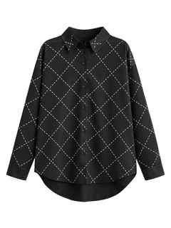 Camicia Strass Curvy 8707