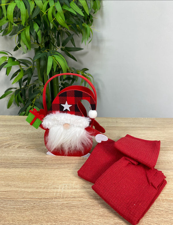 Borsetta + 3 Strofinacci Natalizi N6