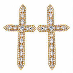 Orecchini Croce