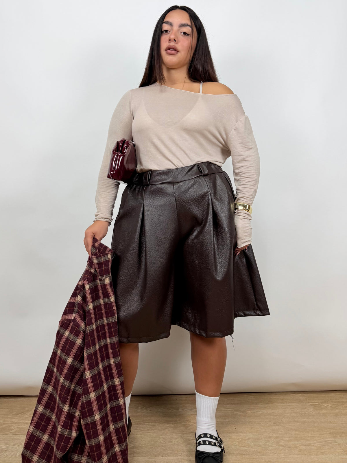 Bermuda Ecopelle Curvy 13620