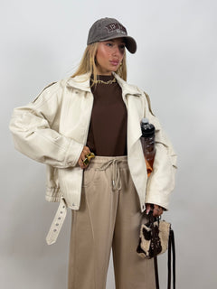 Jacket Beige Ecopelle 22