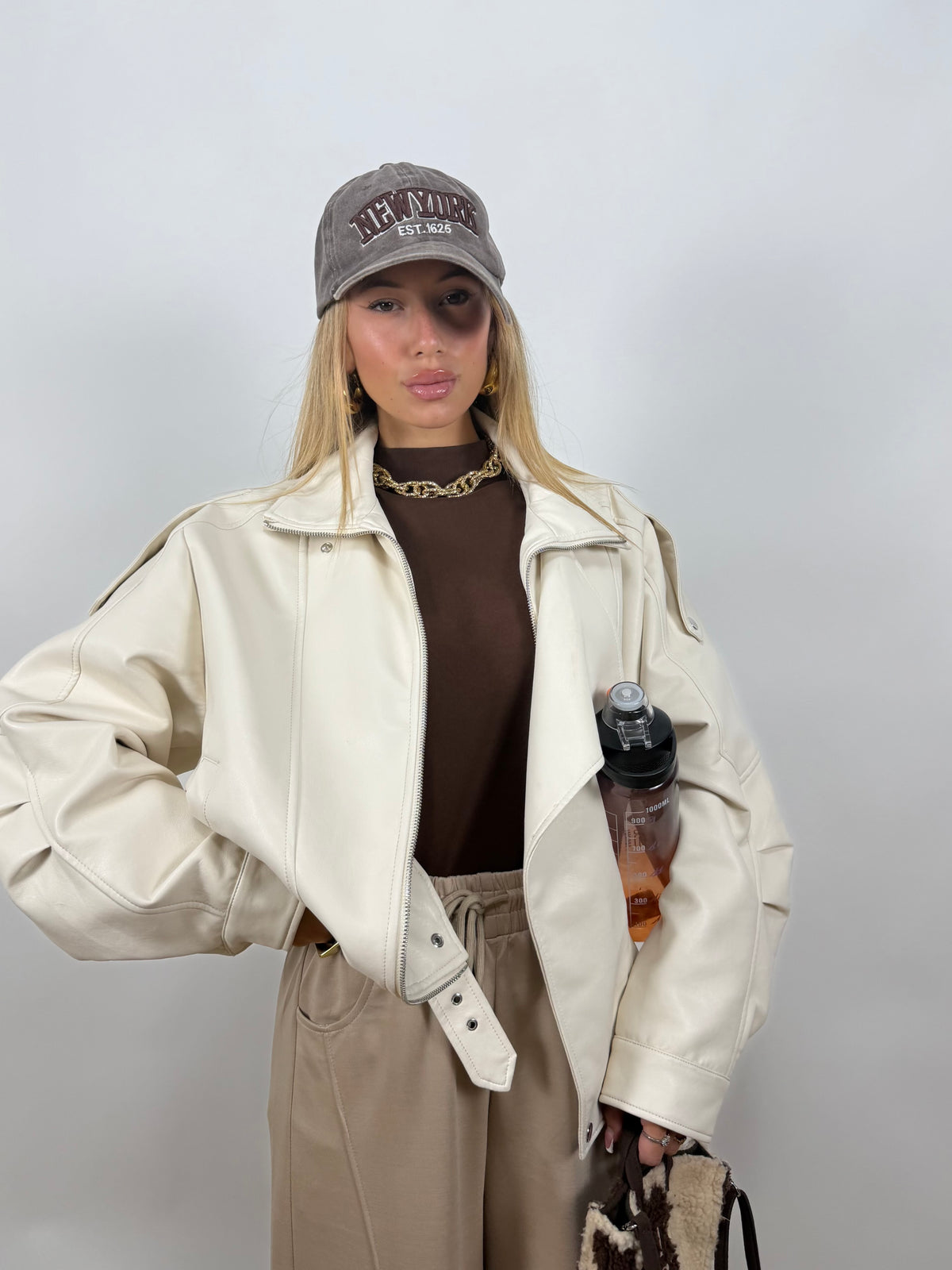Jacket Beige Ecopelle 22