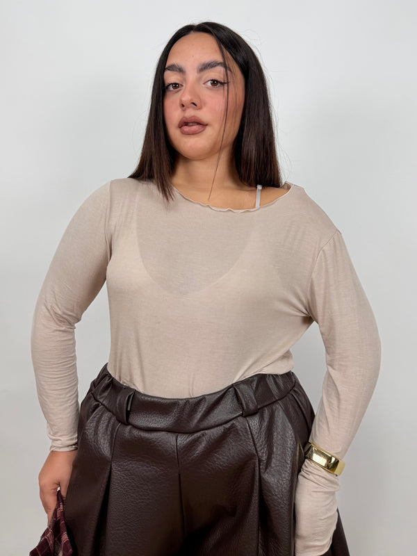 Maglia Semitrasparente  Curvy 28185