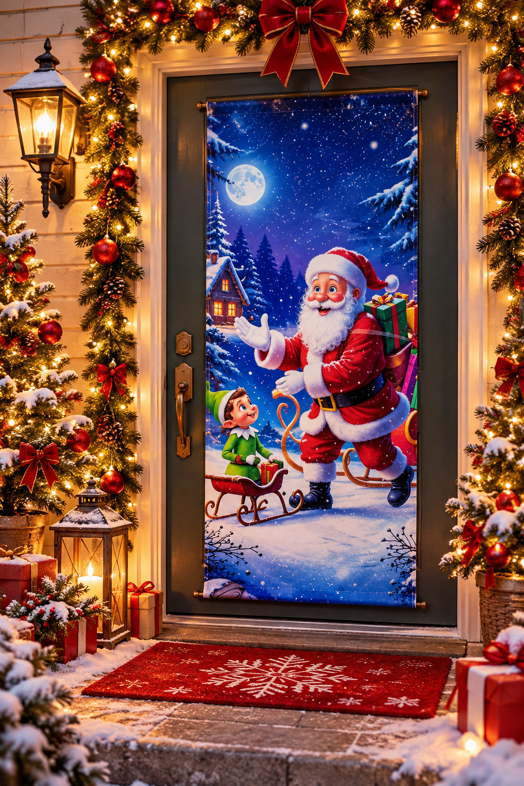 CopriPorta Elfo Natale