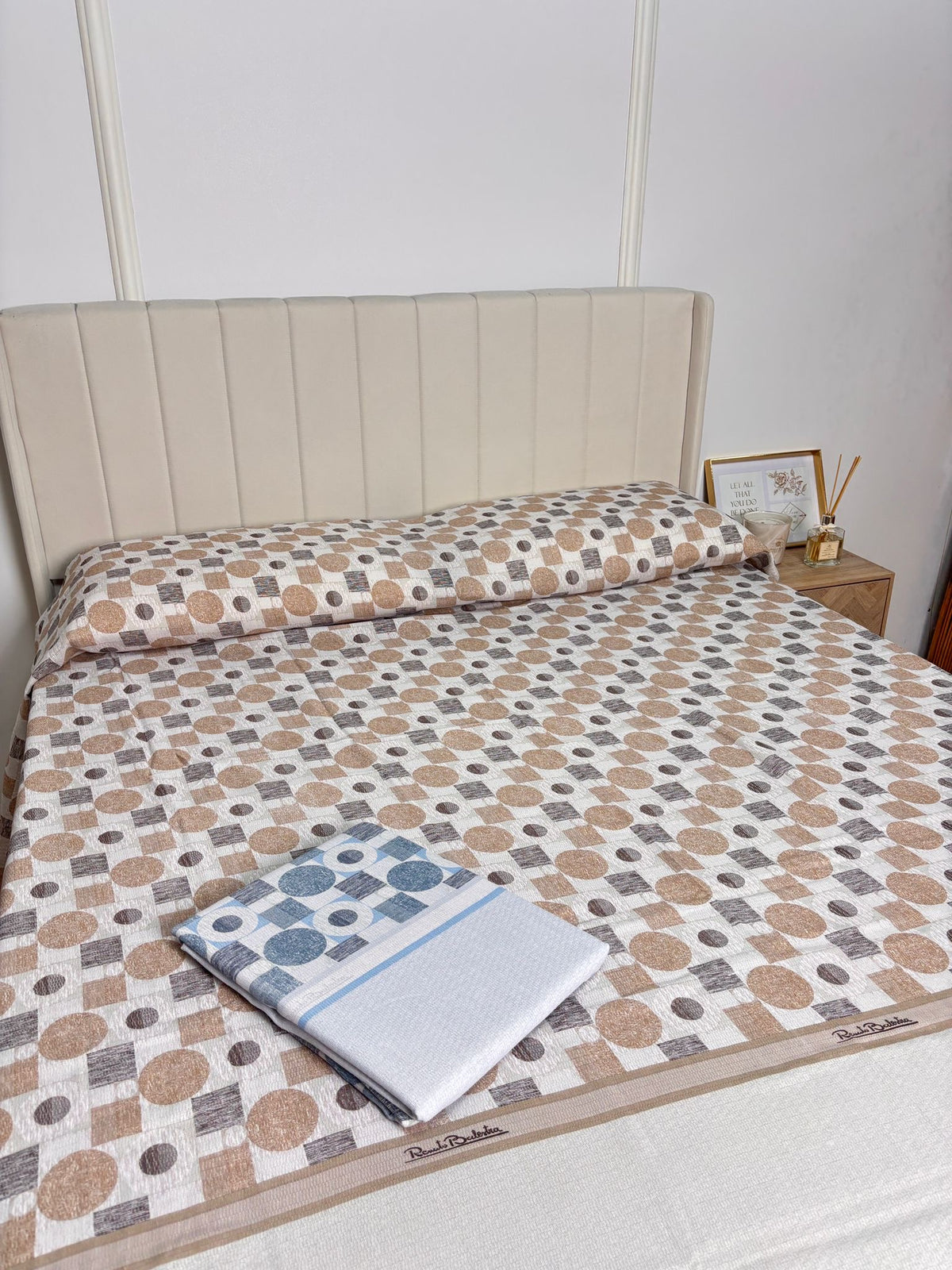Copriletto Piquet RB Matr. Geometrico