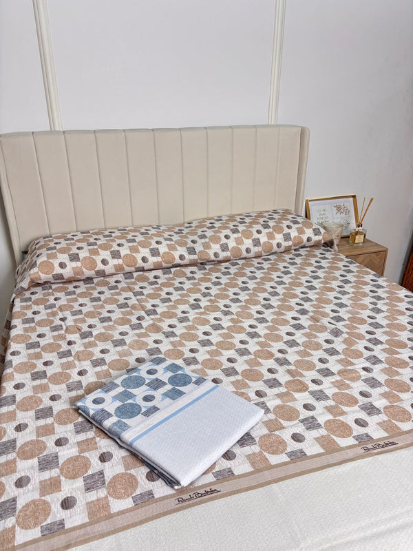 Copriletto Piquet RB Matr. Geometrico