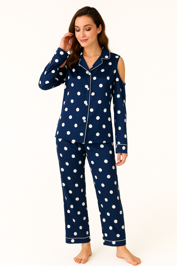 Pigiama Raso Pois 5866
