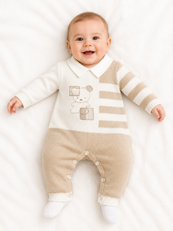 Tutina Filo Bianco/Beige 35912