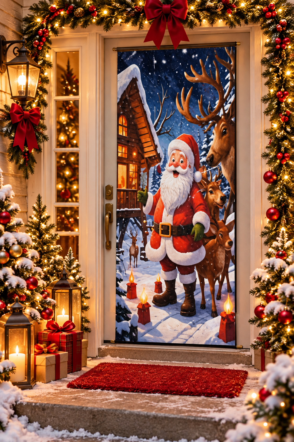 CopriPorta Babbo Natale