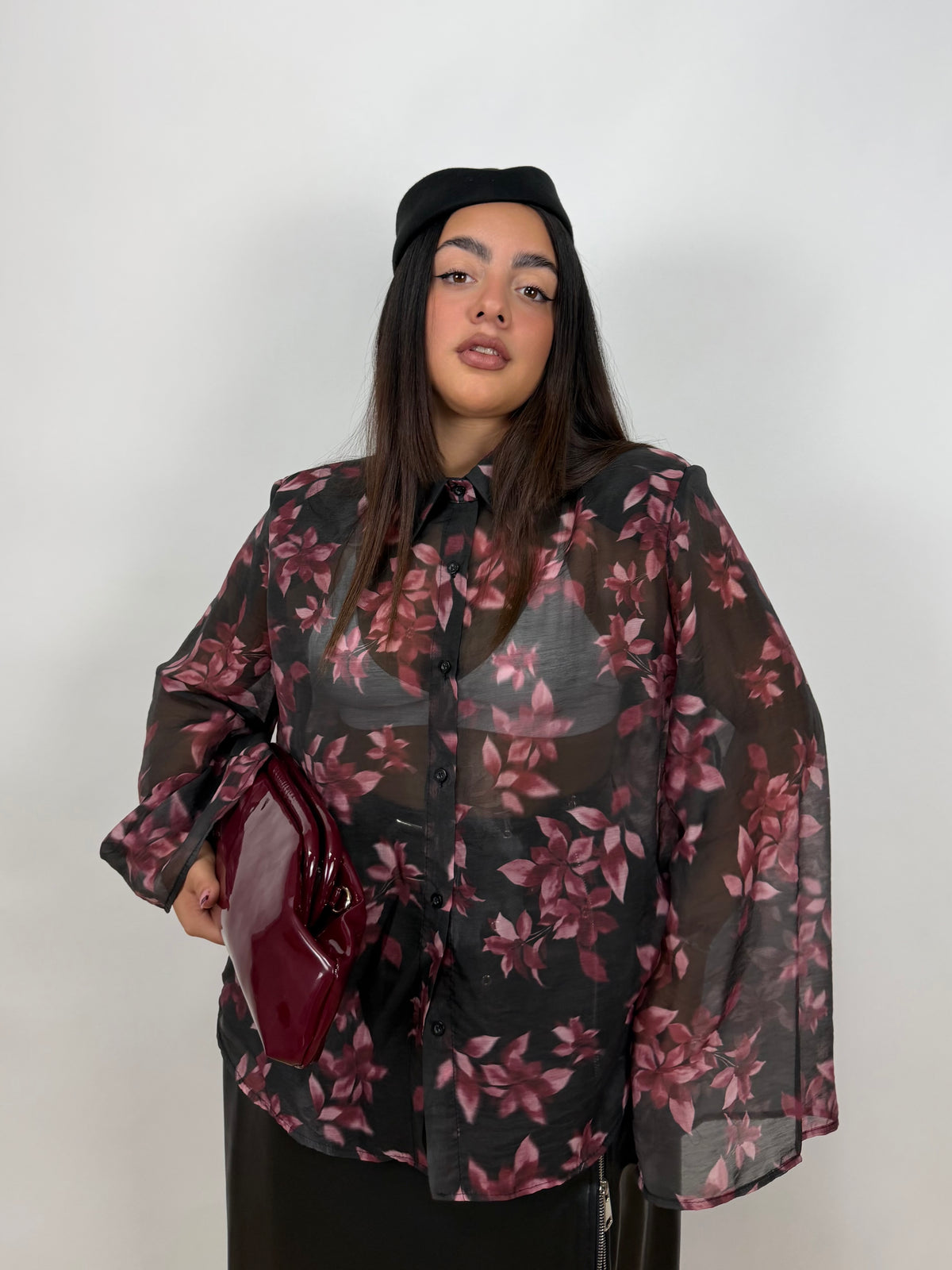 Bluse Floreale Curvy