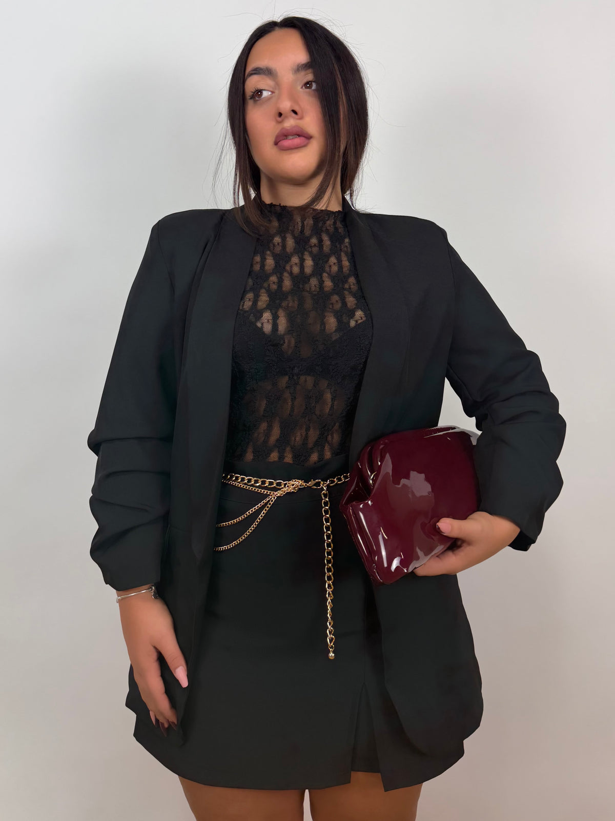 Blazer Over Curvy