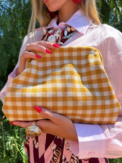 Bag Clutch Quadretti
