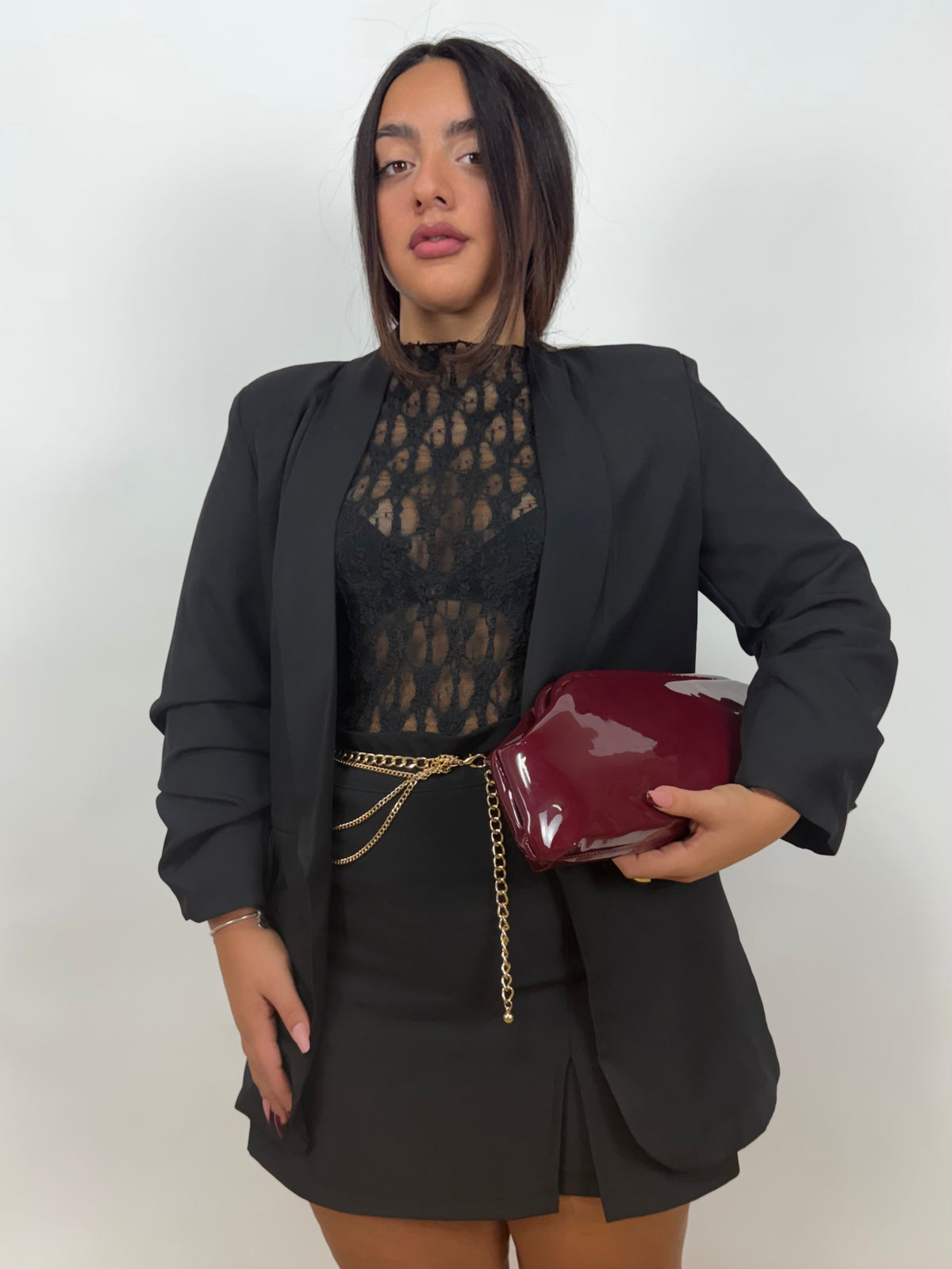Blazer Over Curvy