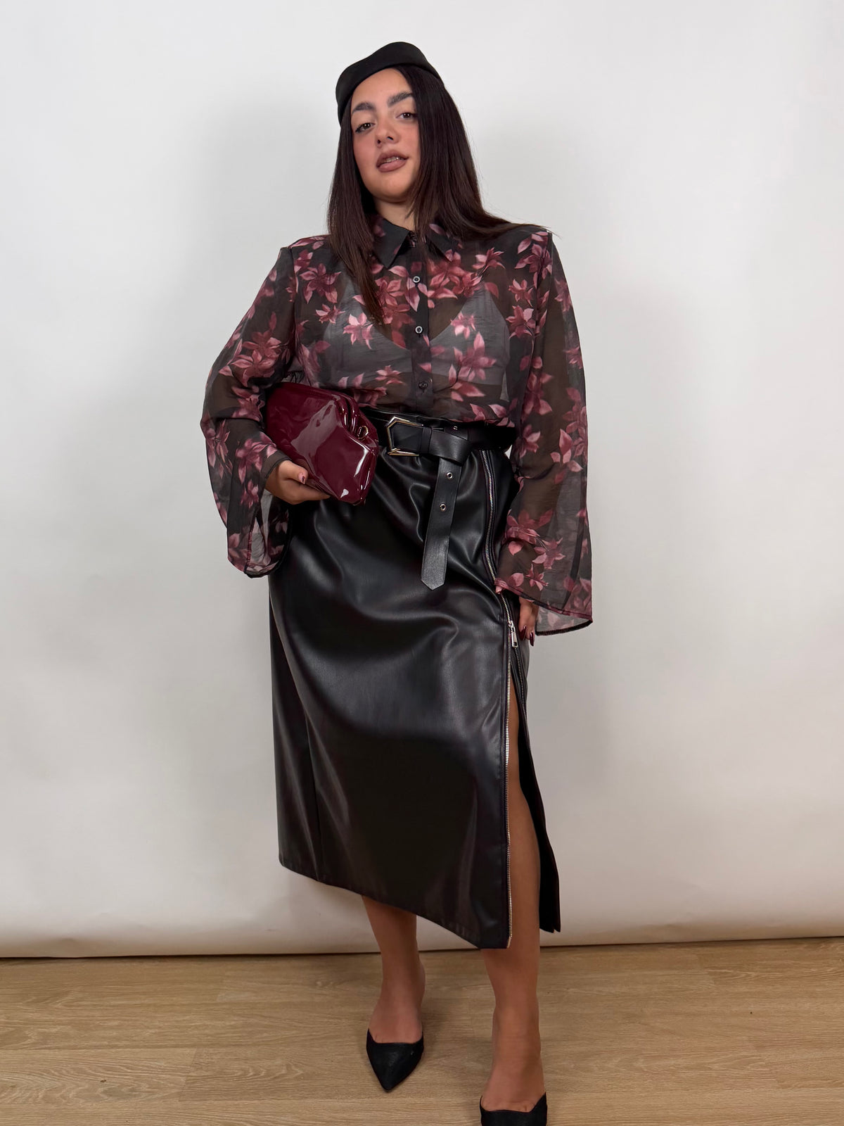 Gonna Ecopelle Curvy 260759