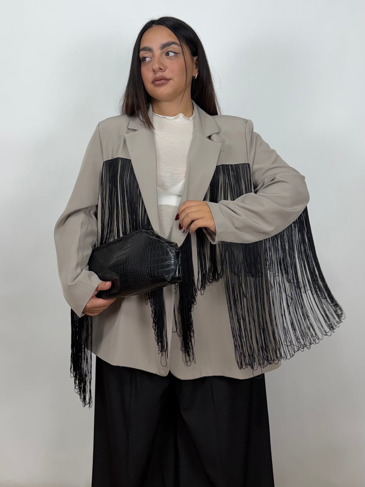 Blazer Frange Curvy 9