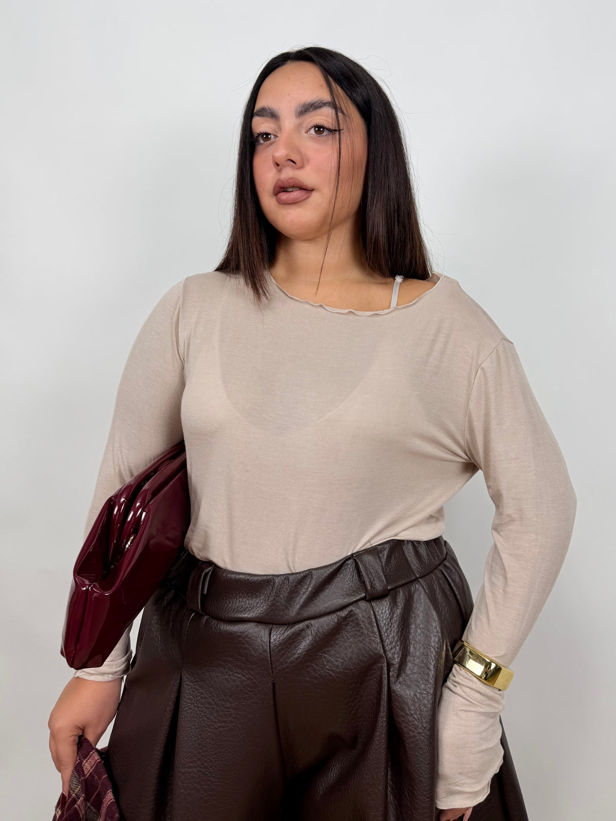 Maglia Semitrasparente  Curvy 28185