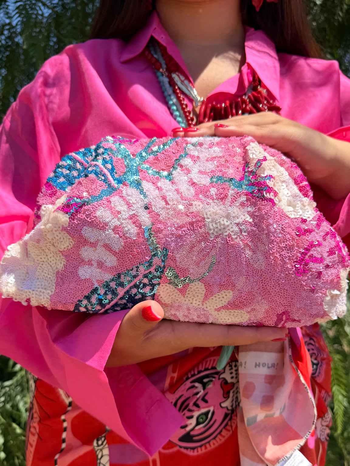 Bag Clutch Paillettes