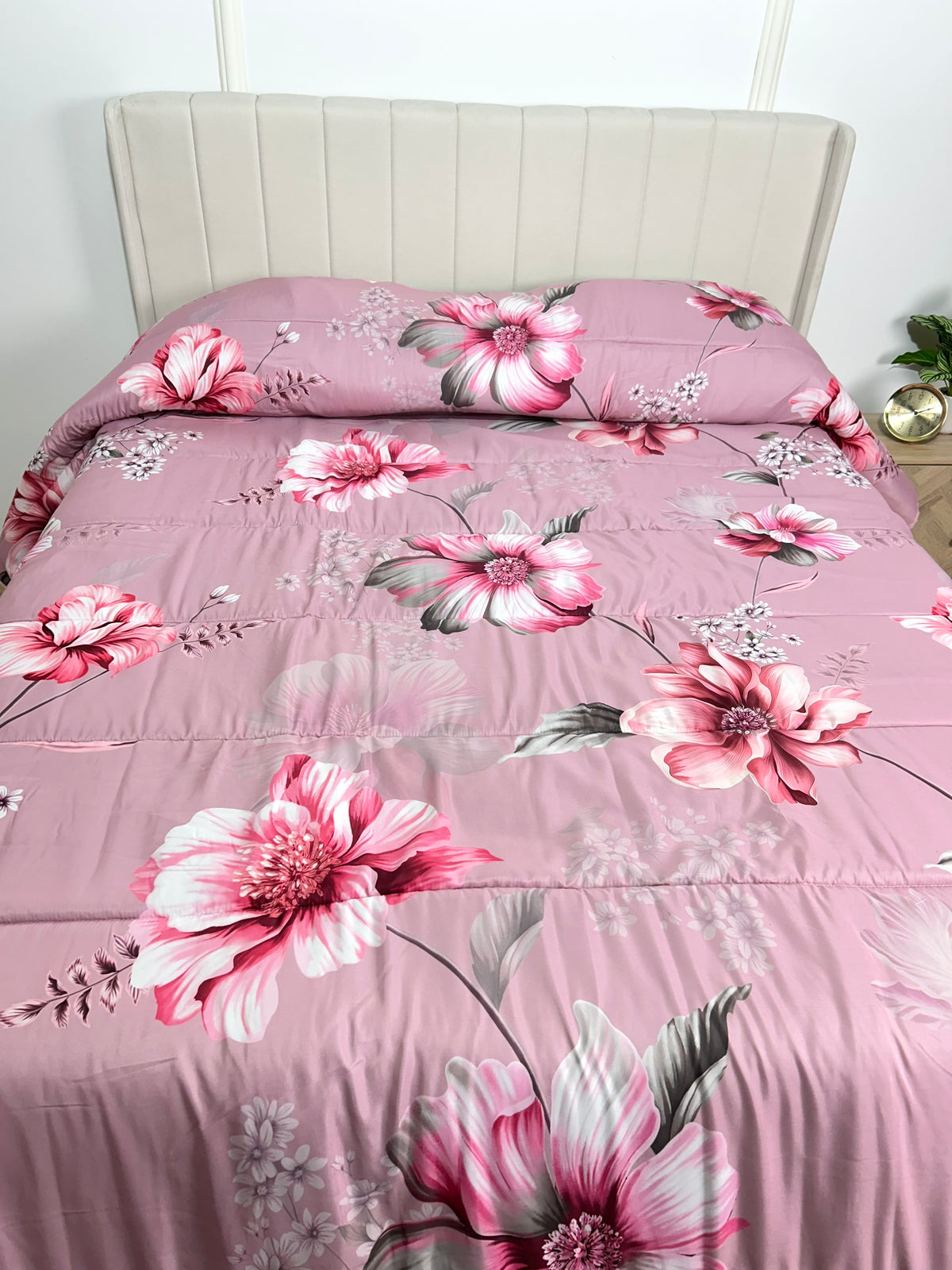 Trapunta Fiori Rosa Irge