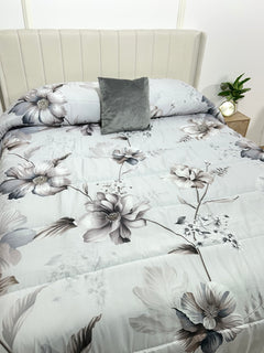 Trapunta Fiori Grey Irge