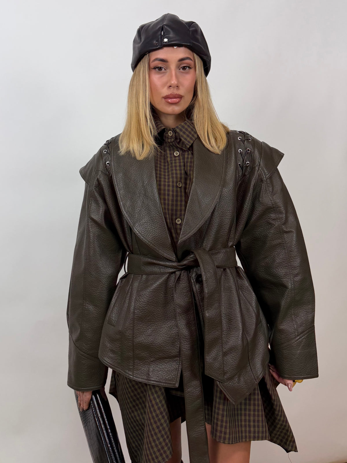 Jacket Stringhe Ecopelle