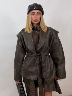 Jacket Stringhe Ecopelle