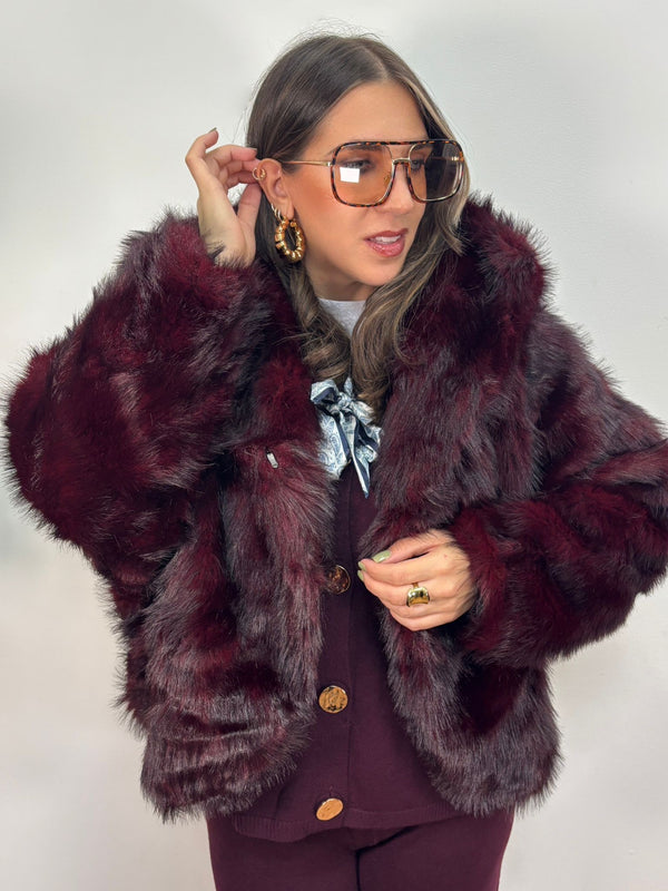 Pelliccia Bordeaux