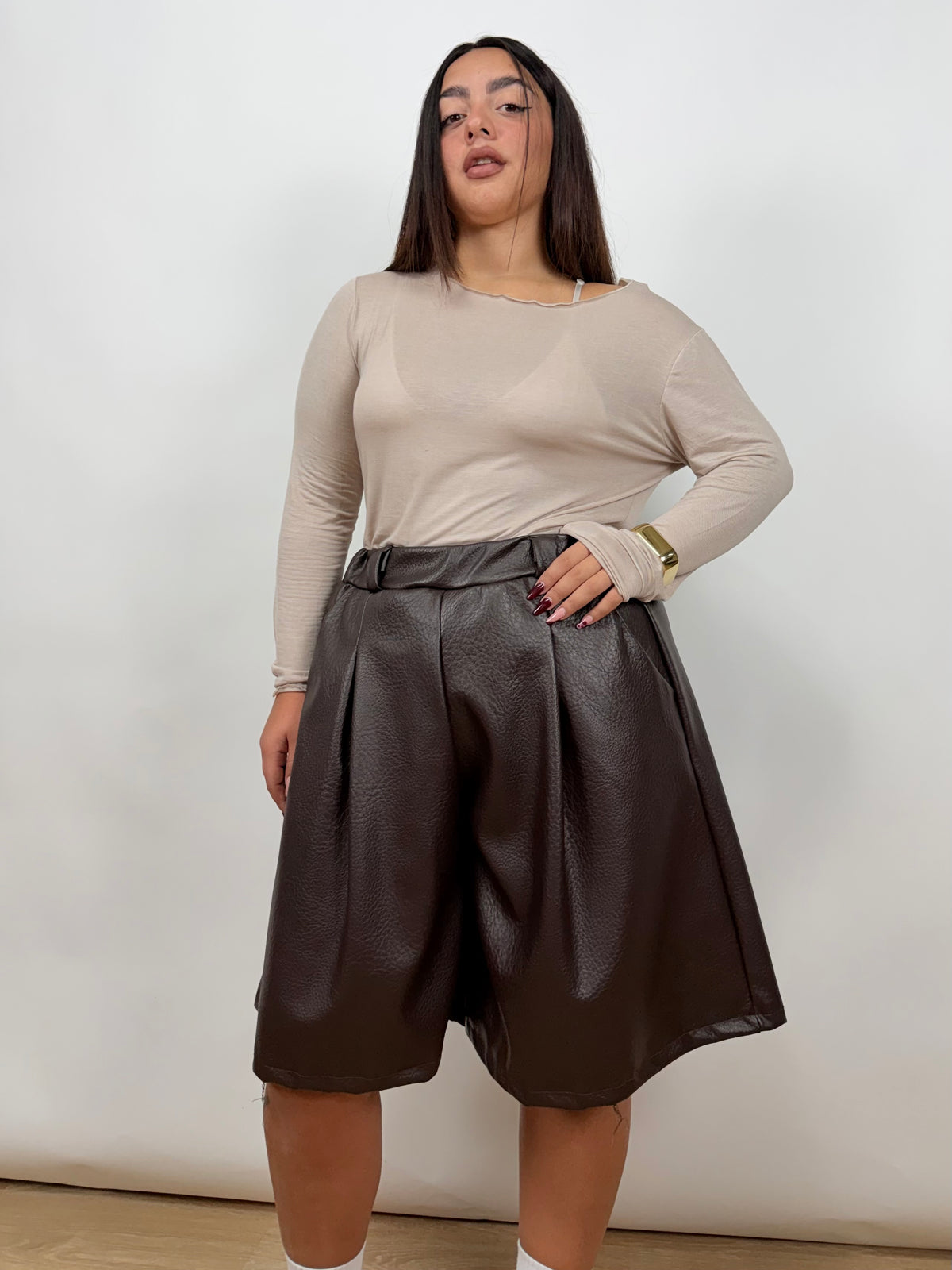 Bermuda Ecopelle Curvy 13620