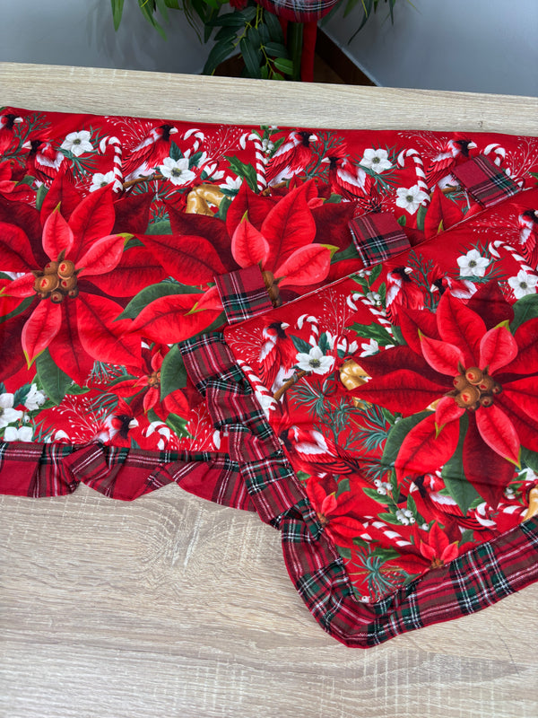 Copri Forno e Fornelli Fiori Rossi