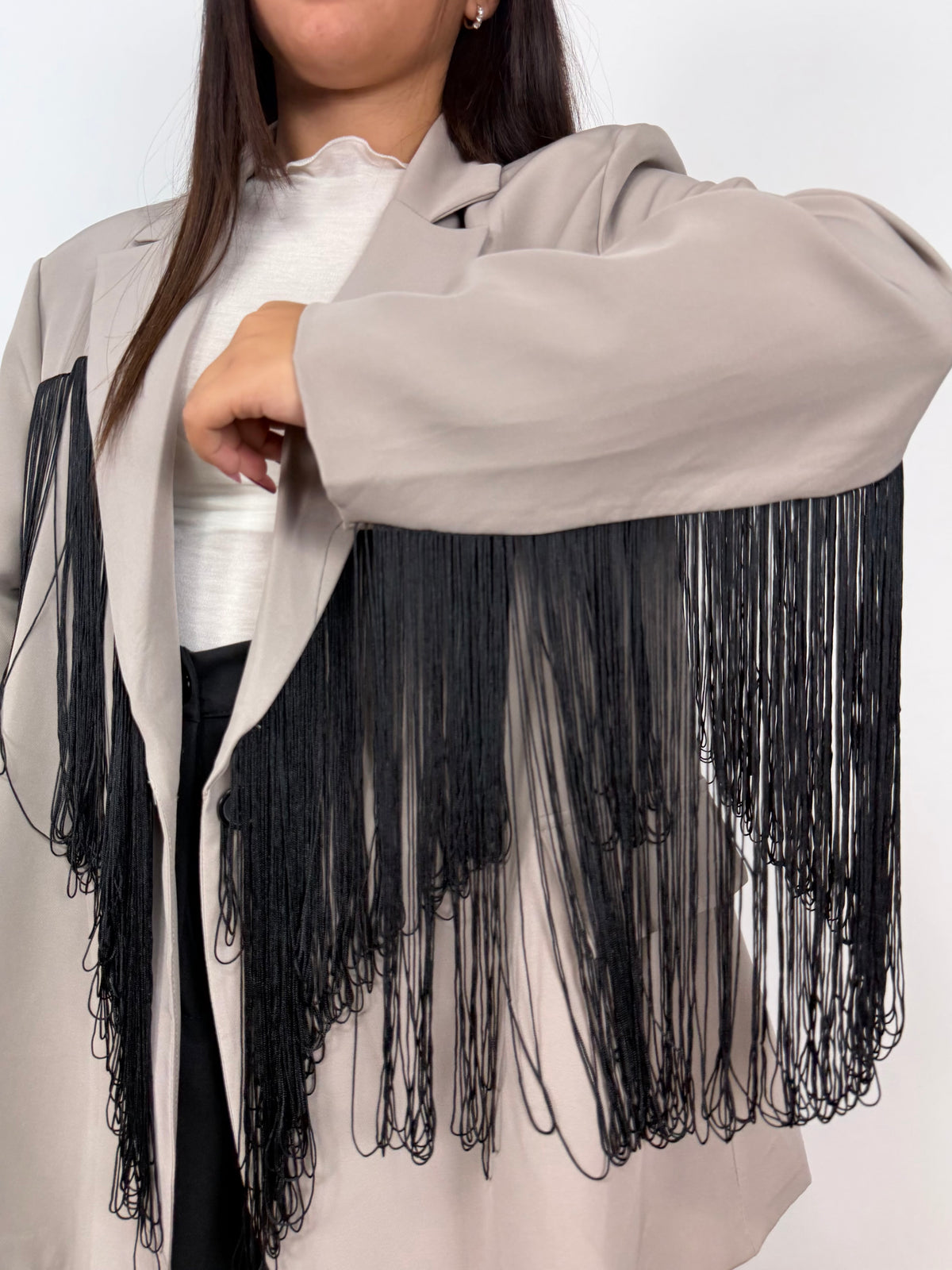 Blazer Frange Curvy 9