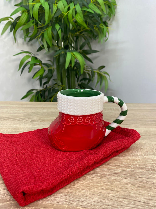 Tazza Calza Natalizia + Strofinacci