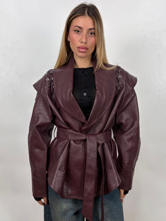 Jacket Stringhe Ecopelle