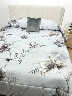 Trapunta Fiori Grey Irge