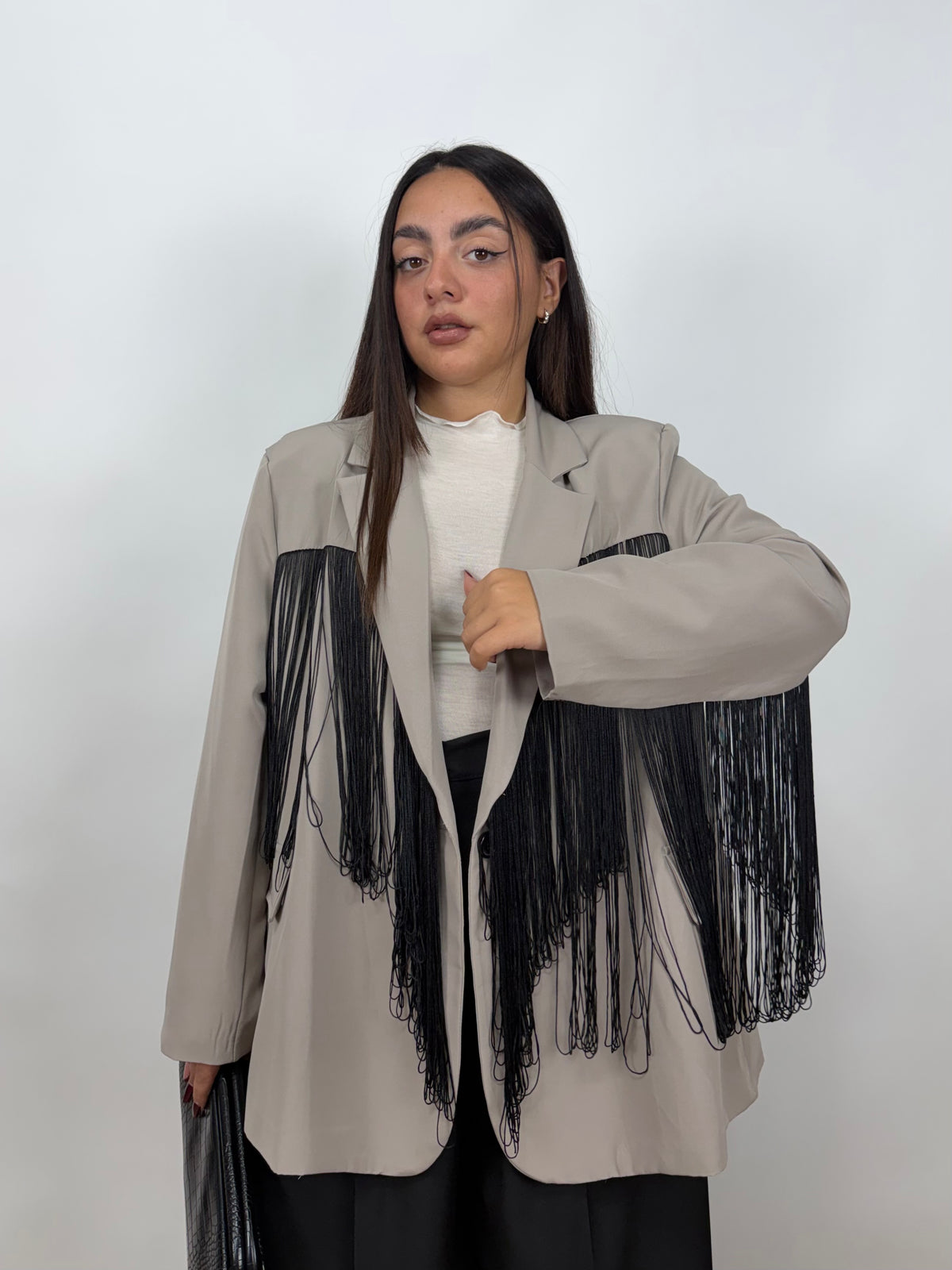 Blazer Frange Curvy 9