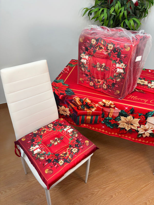 Set Tavolo Natalizio Fiocco X6