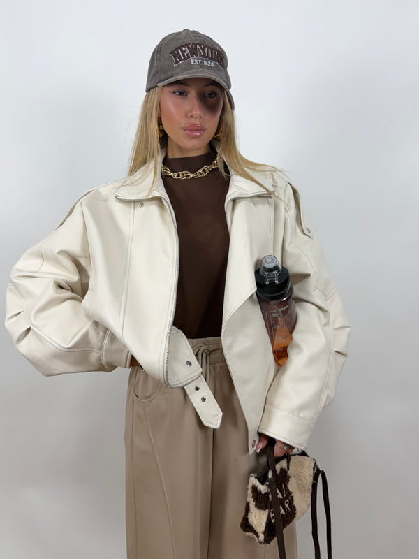 Jacket Beige Ecopelle 22