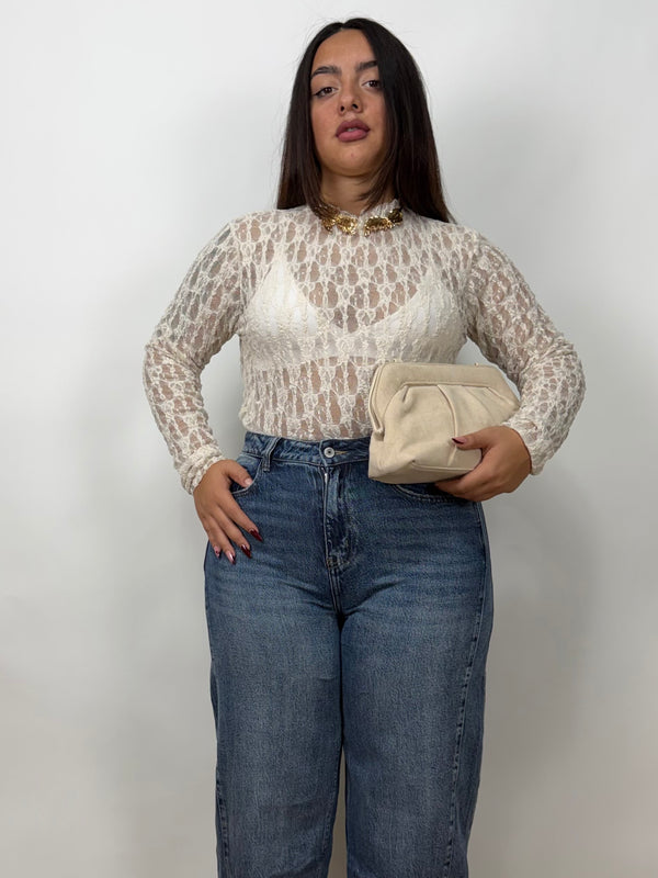 Maglia Macramè Curvy 10121