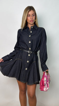 Abito Denim Scuro 2678