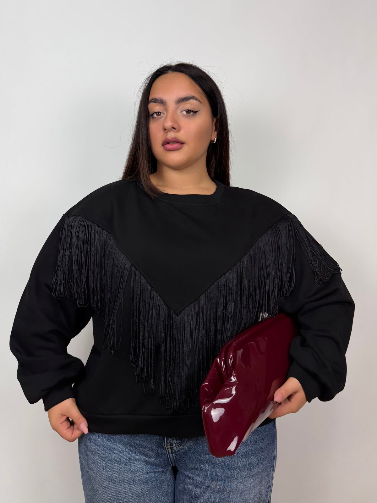 Felpa Frange Curvy 20261