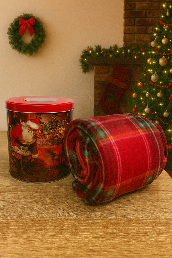 Latta + Plaid Matrimoniale  Babbo Natale