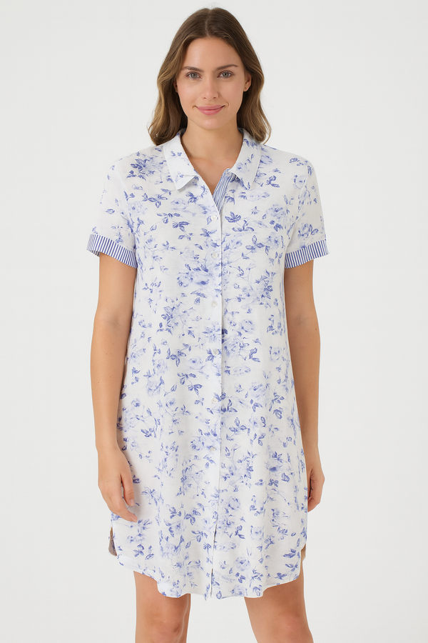 Camicia Da Notte  Fiori 8223