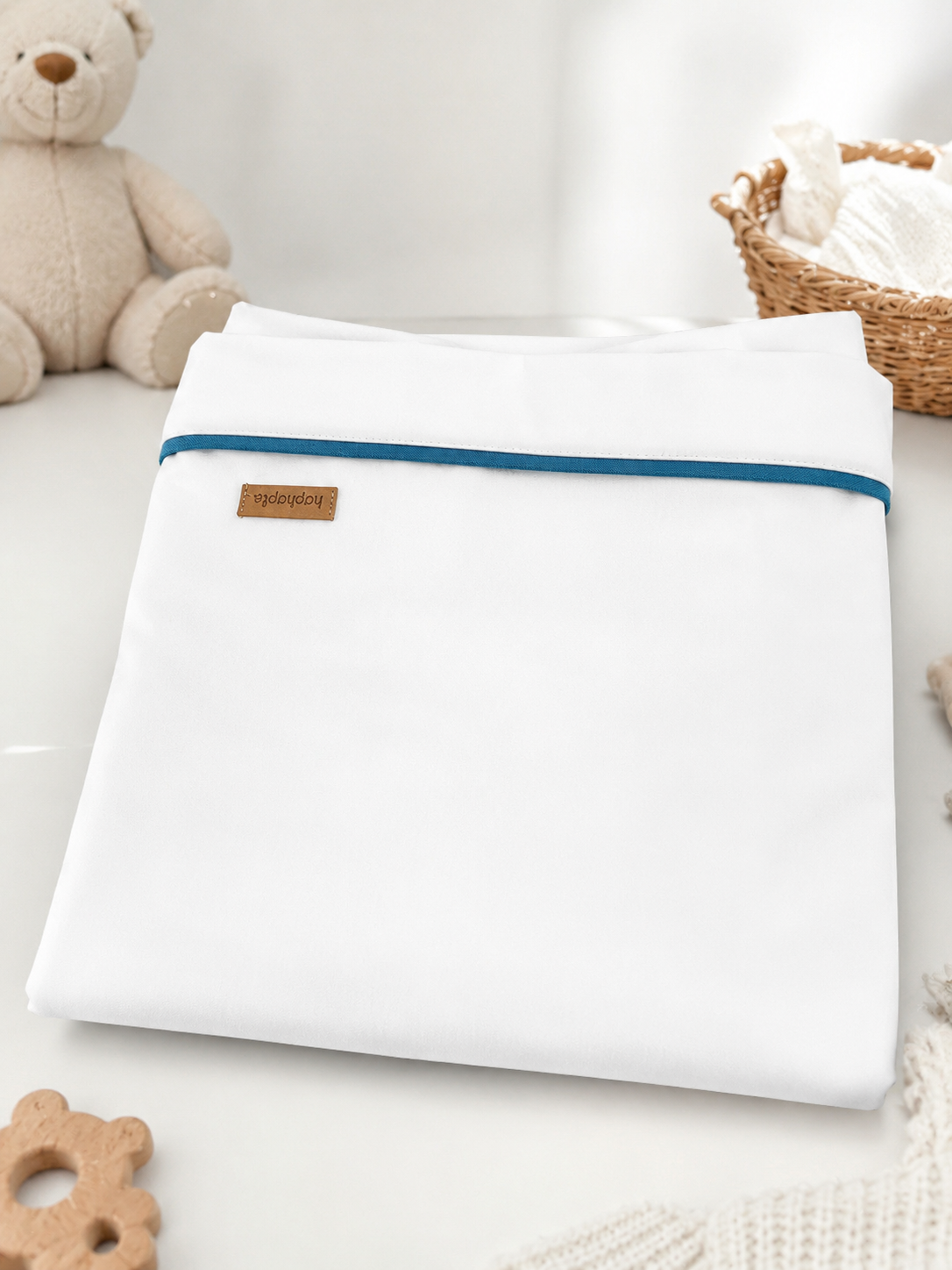 Set Lenzuolino Passeggino Striscia Blu