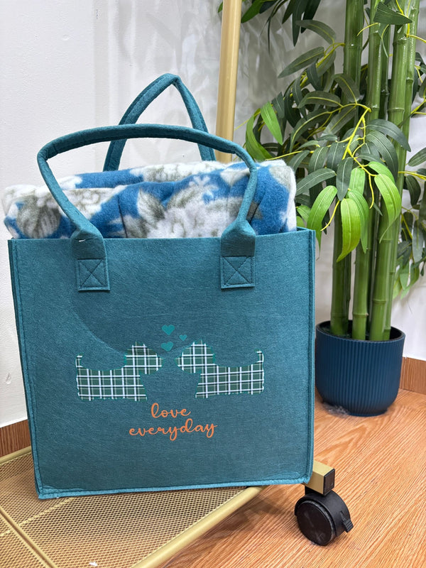 Borsetta + Plaid Matrimoniale